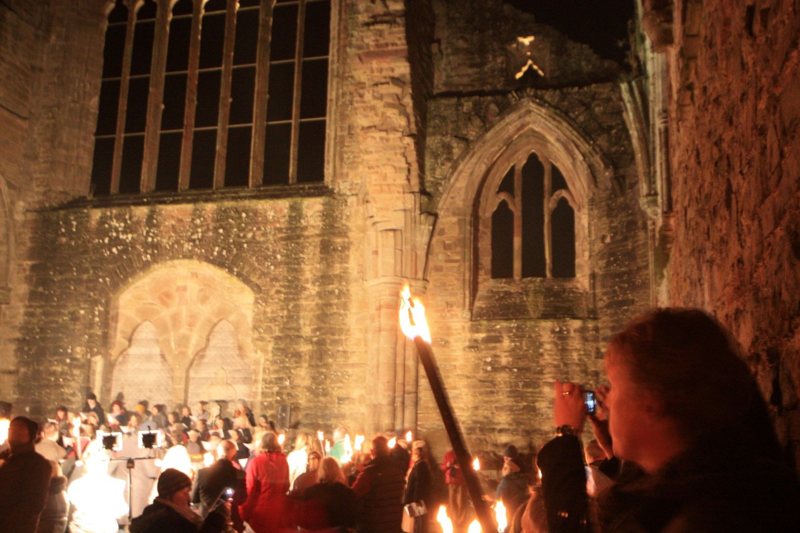 Carols By Torchlight at Tintern Abbey